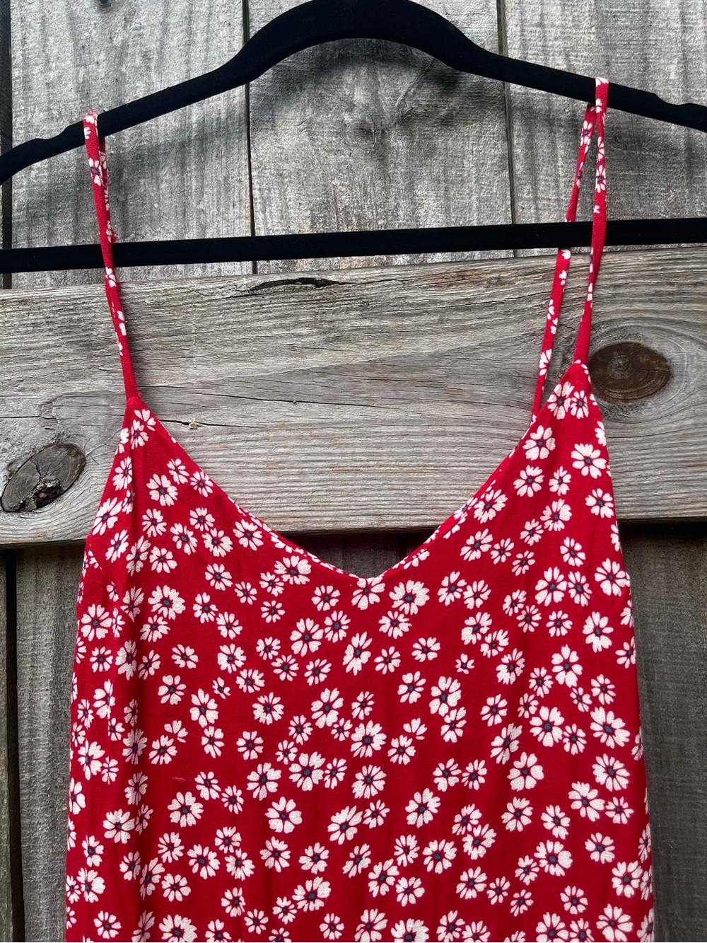 Reformation Red Daisy Slip Dress Sz 2 - Picture 2 of 11